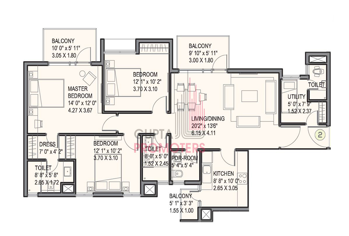 3 BHK