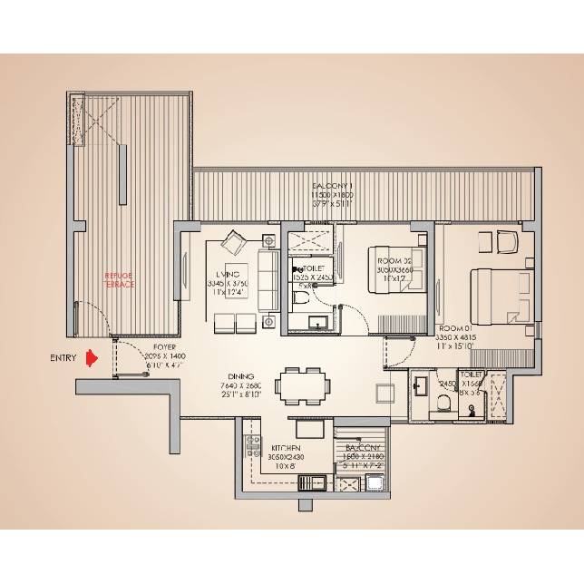 2 BHK