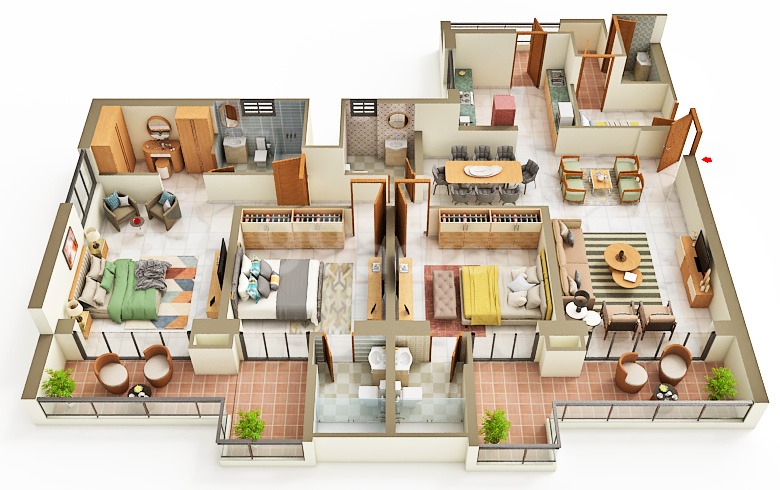 3.5 BHK