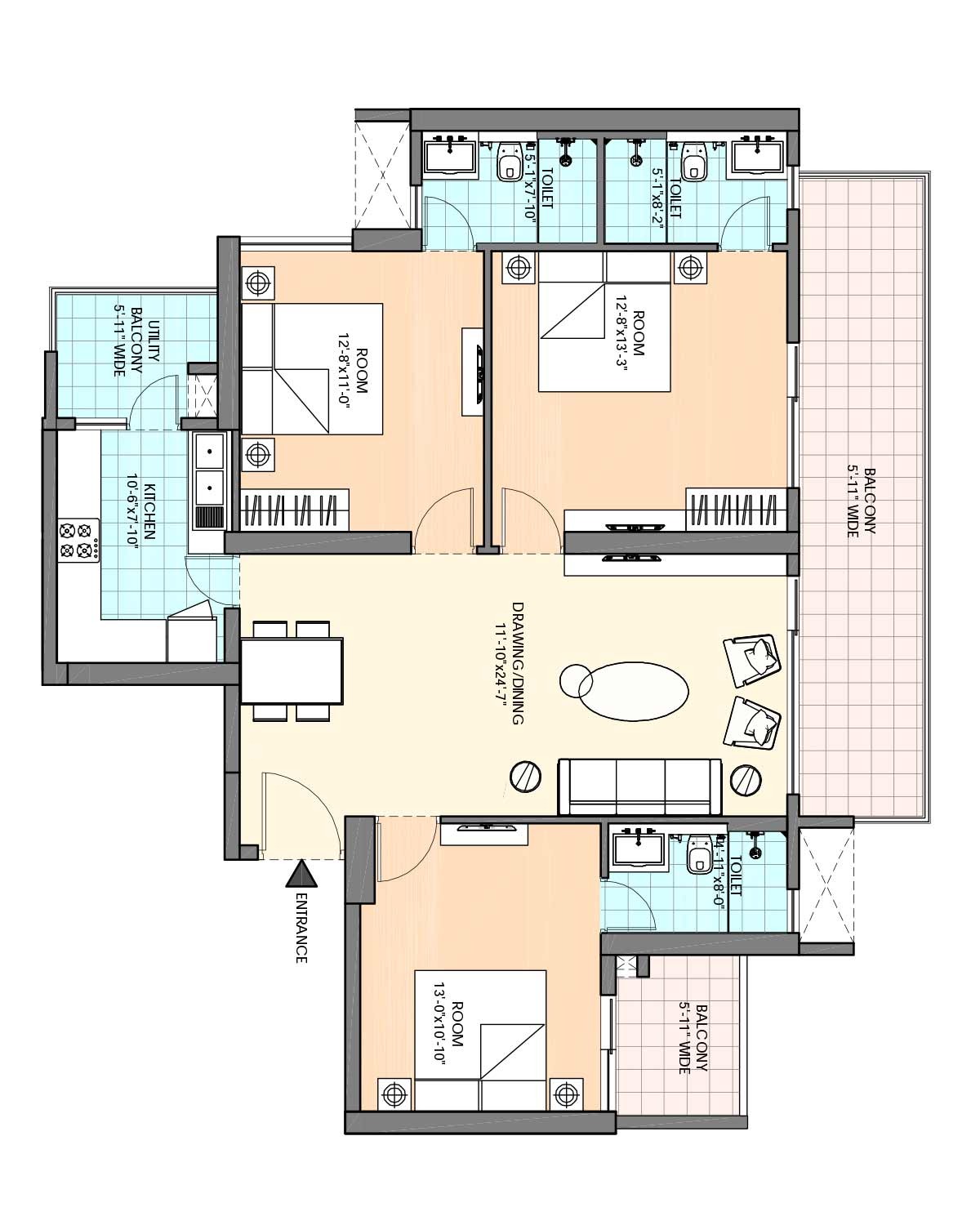 3 BHK