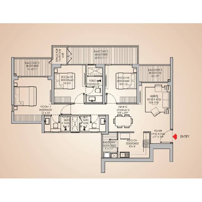 3 BHK