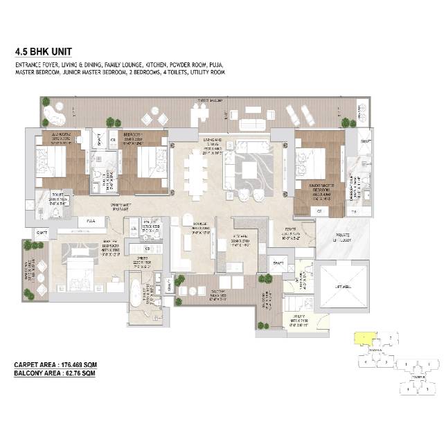 4.5 BHK